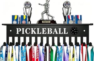 Pickleball Medal Holder, Metal Wall...