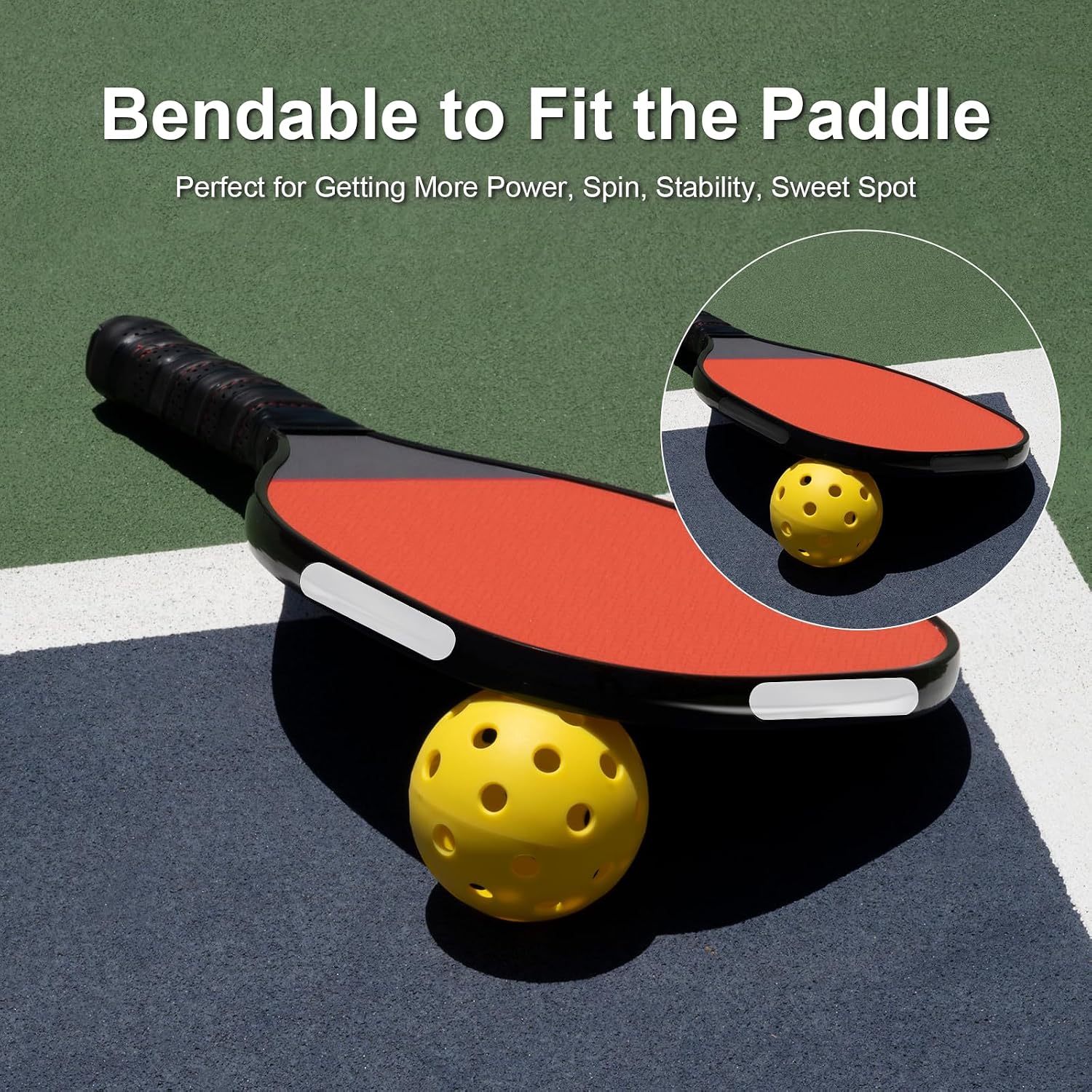 30pcs Lead Tape for Pickleball Paddles 3g Weighted Pickleball Lead Tape Strips for Paddle Edge Guard Adhesive Pickleball Tape Bars to Increase Power Swing Speed - Image 5