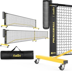 Fostoy Pickleball Net with Wheels, ...