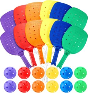Lunmon Plastic Paddleball Racket wi...