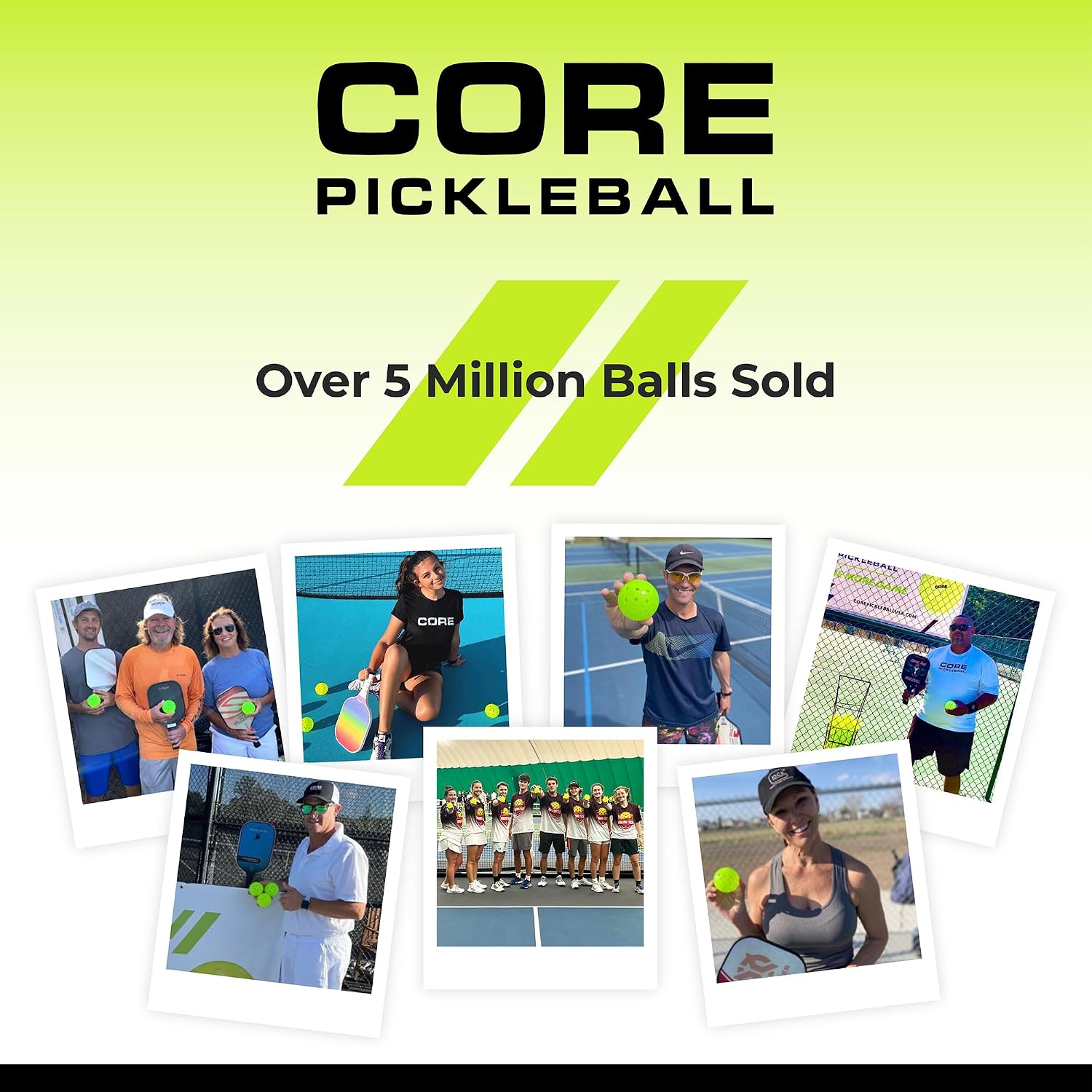 CORE Pickleball: PRO-40 | Outdoor Pickleball Balls - Durable, Regulation Size - USAPA Tournament Approved & Official Brand-Pickleball World Cup - Image 6