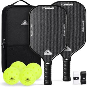 Carbon Fiber Pickleball Paddles Set...