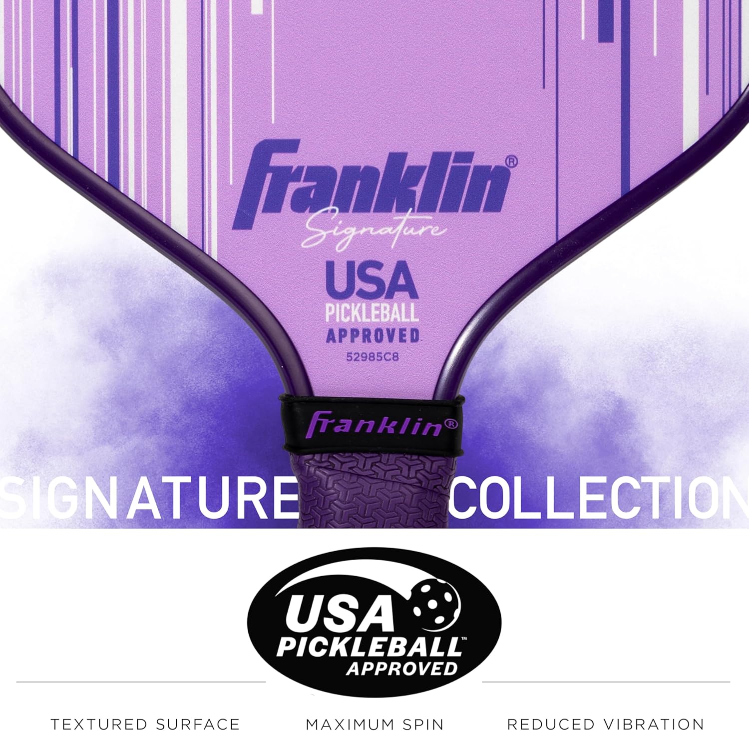 Franklin Sports Pro Pickleball Paddles - Signature Series Pro Pickleball Paddle with MaxGrit Surface - USA Pickleball (USAPA) Approved Tournament Pickleball Paddles - 13mm + 16mm Polypropylene Cores - Image 5