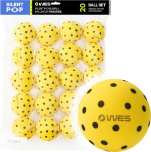 WES Silent Pickleball Balls –...