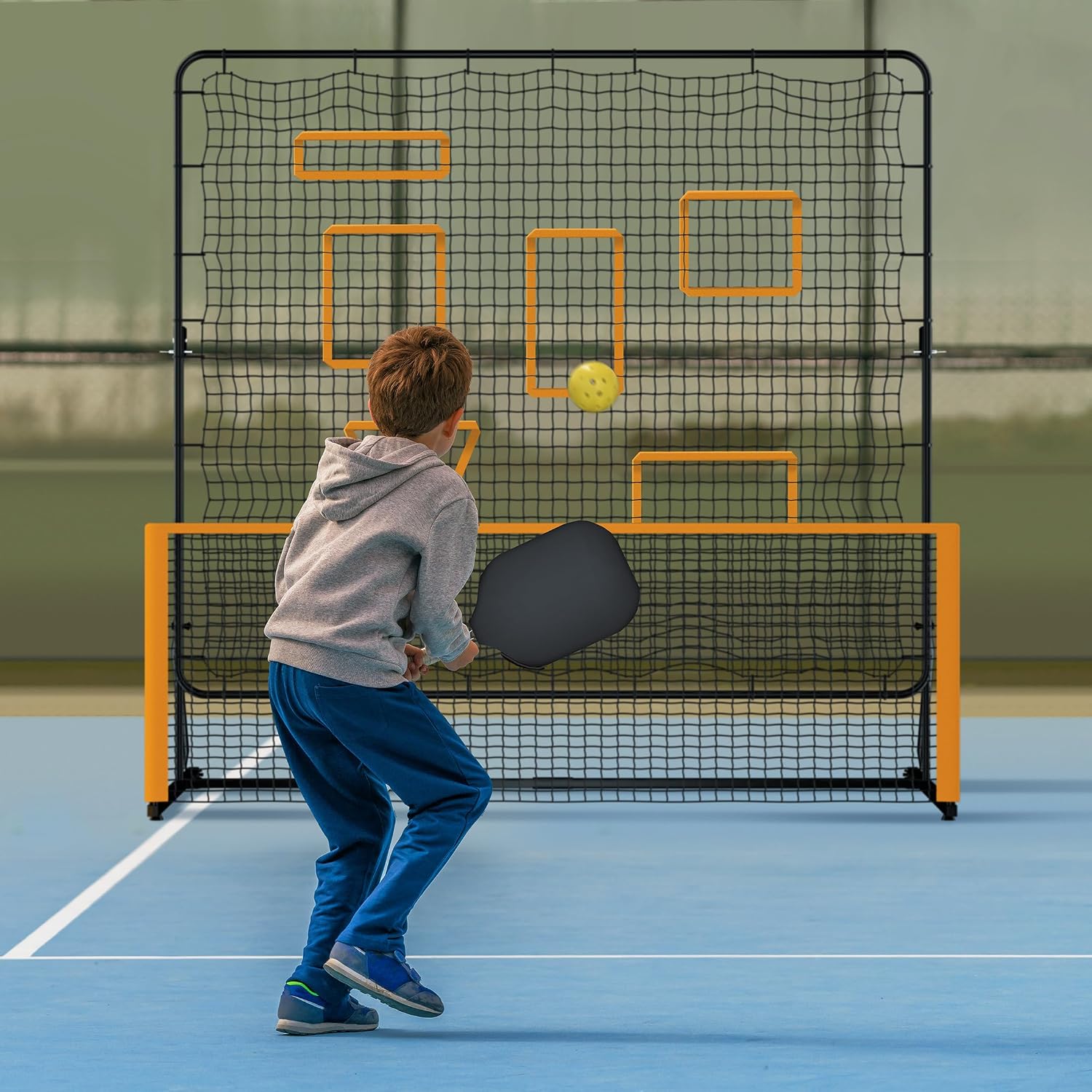 MR Pickleball Rebounder 6’x6’, Adjustable Angle & Height Pickleball Rebounder, Tennis Rebound Net, Pickleball Solo Training Equipment for Dinks Volleys Accuracy Coordination Kitchen Control - Image 9