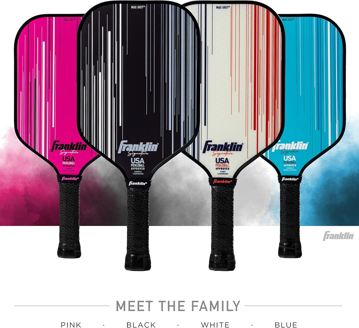 Franklin Sports Pro Pickleball Paddles - Signature Series Pro Pickleball Paddle with MaxGrit Surface - USA Pickleball (USAPA) Approved Tournament Pickleball Paddles - 13mm + 16mm Polypropylene Cores - Image 6