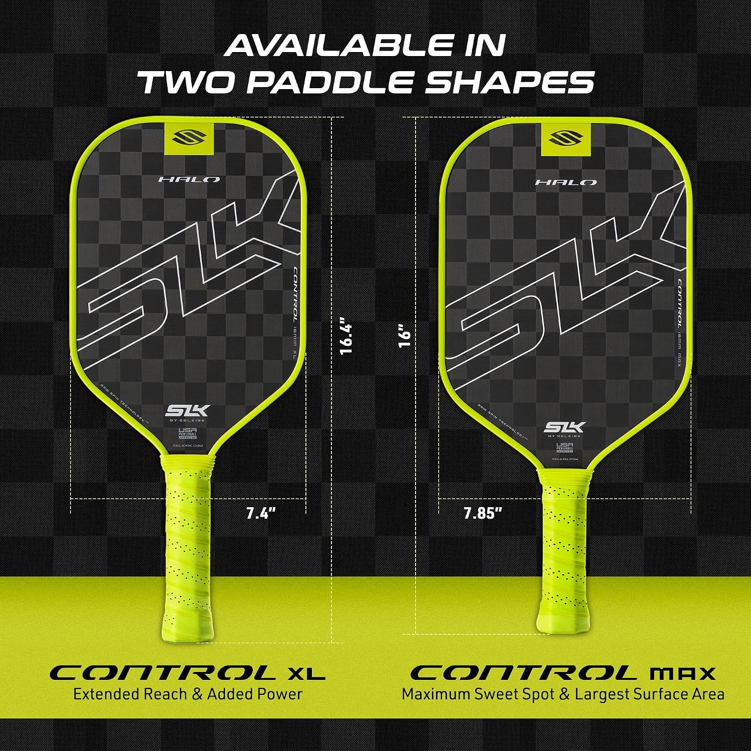 Selkirk Sport SLK Halo Pickleball Paddle | Raw Carbon Fiber Power, Pro or Control Paddles | A pickleball racket with an expanded sweet spot for every skill level, in Power, Pro, or Control styles - Image 9