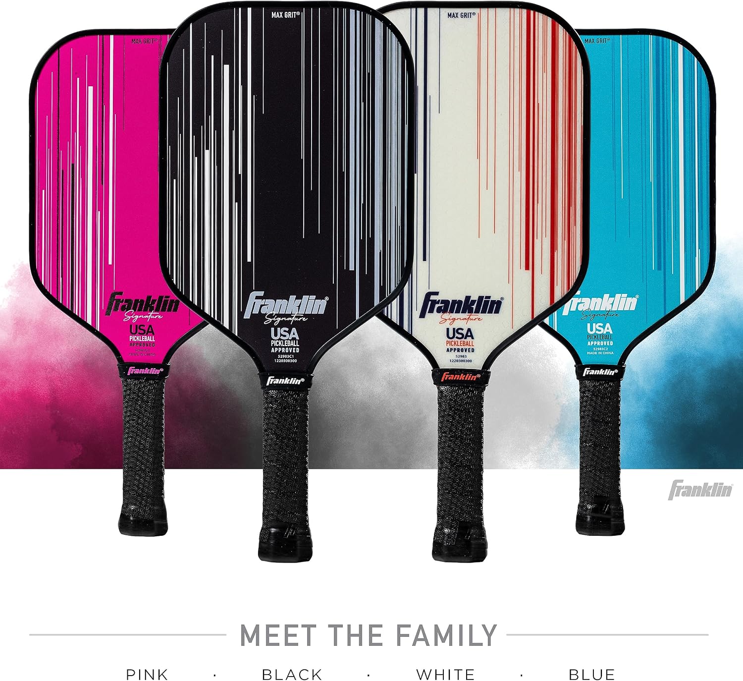 Franklin Sports Pro Pickleball Paddles - Signature Series Pro Pickleball Paddle with MaxGrit Surface - USA Pickleball (USAPA) Approved Tournament Pickleball Paddles - 13mm + 16mm Polypropylene Cores - Image 6