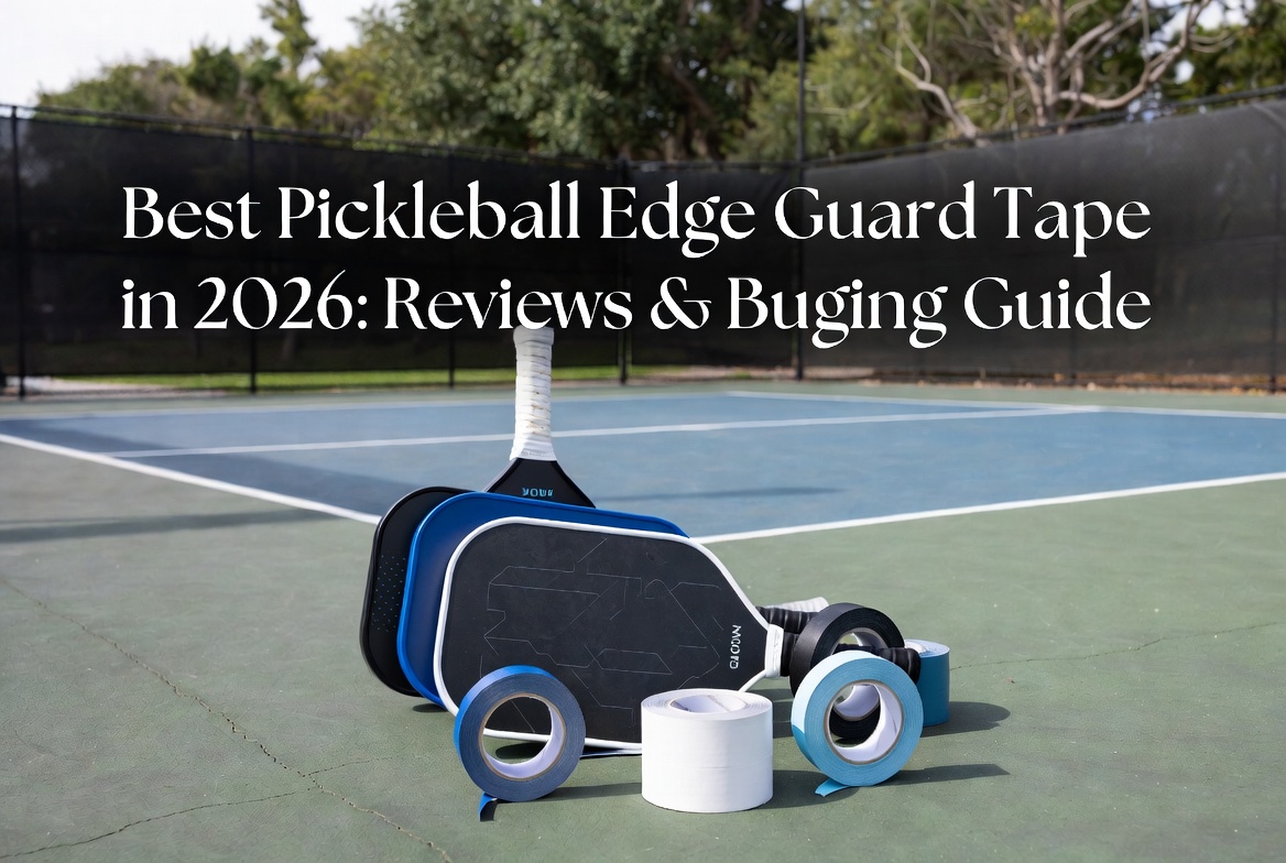 Pickleball edge tape guard
