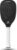 Pickleball Training Paddle -USAPA Approved Pickleball Trainer Practice Paddle,Carbon Fiber Particle Paint Frosted Surface, Extra Long Handle,16mm Core Sports Sweet Spot Training Racket