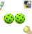2Pcs Silent Pickleball Balls,Quiet Foam Pickleballs for Indoor and Outdoor Practice,High Resilience Design,Lightweight Low Noise Soft PU Foam Training Ball for Quiet Practice Gyms Schools