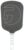 GAMMA RCF Obsidian Pickleball Paddle, Raw Carbon Fiber, 10mm, 13mm, and 16mm Options, Comfortable Molded Foam Handle, Sleak Design, Customizable Handle Weight System