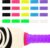20pcs Pickleball Paddle Grip Bands for Pickleball Lovers, Tennis Paddle Fixing Grip Tape with Silicone Ring Stretchy – 7 Color Tennis Racket Handle Rubber/Grip Finishing Ring