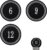 3pcs Pickleball Paddle Weighted Caps, 6g 9g 12g Stainless Steel Pickleball Paddle Weighted Counterbalance Coins Practical Sport Accessories for Improving Controllability and Swing Speed