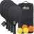Gorilla Gear USAPA Approved Pickleball Starter Set, Fiberglass Paddles with Bag and Balls, Indoor Outdoor Court Use, Comfortable Racket Grip, Oversized Sweet Spot Pickle Ball Paddle for Men, Women