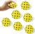 CEYAZYE 6 Pcs Silent Pickleball Balls, Soft Foam Balls for Indoor and Outdoor Practice, Low-Noise and Durable, Pickle Ball for Beginners Adult Outdoor Training