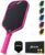 Sport AKS Carbon Fiber Pickleball Paddle USAP Approved Paddles Set | Toray T700 Friction Surface, 16mm Powerful Polymer Core, Good Control & Spin Shots