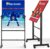 Pickleball Practice Board,Dual-Sided Rebounder Dink Board with Stand,Height-Adjustable Portable Pickleball Solo Training Tool,Volley & Baseline Pickleball wall Indoor/Outdoor Use