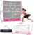 Pickleball Practice Rebounder Net: Pickleball Rebounder or 6FT Mini Pickle Ball Net Portable for Outdoor Driveway Backyard and Indoor Garage – 2in1 Trainer for Dink Volley Training