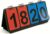 Portable Sports Scoreboard with Large Flip Numbers, Manual Score Keeper for Basketball Volleyball Baseball Games, Tabletop Scoreboard for Coaches Referees and Sports Events(BT/WT)