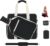 Pickleball Tote Bag for Women with Zipper & Adjustable Shoulder Strap | Front Pocket for 2 Paddles,Fence Hook,Key Tether,Small Lunch Sized Cooler Bag, Water Bottle Holder