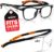 NoCry Safety Glasses Over Eyeglasses for Men and Women with Anti Scratch Lenses and Integrated Side Shields — Adjustable Temples with Anti-Slip Tips — 100% UV Protective Eyewear — ANSI Z87 Certified