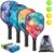 Pickleball Paddles, Lightweight Pickleball Paddles Set of 4, 4 Pickleball Balls, 4 Cooling Towels& Bag, Premium Pickleball Rackets for Beginners & Pros