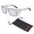 Ergodyne Skullerz SIXTEN Safety Glasses with Side Shields, Anti Fog + Anti Scratch, ANSI z87.1 with Protective Microfiber Bag