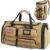 Expandable Gym Bag For Men,Tactical Large 3-in-1 Travel Duffle Backpack Bag | Water-Resistant Sports Bag With Shoes Compartment,Multi-Functional Travel Duffel Bag For Weekend, Overnight, Workout,Camping