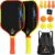 Pickleball Paddles |16MM Carbon Fiber Pickleball Paddle | High-Spin Textured Surface & Vibrant Gradient Edge | USAPA Approved Racket for Ultimate Power,Control & Precision