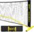 A11N SPORTS Designed for All Weather Conditions with Steady Metal Frame and Strong PE Net, Regulation Size Net with Carrying Bag- 22’ Wide x 36” Tall, Indoor/Outdoor Use