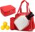 RAINBOW SMILE Crossbody Pickleball Bag with Ice Bag & Ball Bag 3-Piece Sets, Waterproof Pickle Ball Bag Tote Shoulder Bag