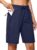 SANTINY Women’s 7”/ 9” Hiking Shorts with 3 Zipper Pockets Lightweight Quick Dry Long Athletic Golf Shorts for Women Casual