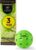 Outdoor Pickleballs – Bright Green High Visibility – 40 Hole Durable Balls – USAPA USA Pickleball Approved – 3 Pack – PIXA Velocity Pro 40