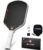 Carbon Fiber Pickleball Paddles USAPA Approved Raw Carbon Frosted