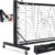 Fostoy Pickleball Net, Pro Aluminum Frame with Dual-Side Tensioning System | Locking Wheels, 22FT Tournament Regulation Size, Portable with Carry Bag for Outdoor & Driveway