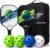 Pickleball Paddles Set of 2, Fiberglass Pickleball Set with Pickleball Rackets 2 Pack, 4 Indoor Outdoor Balls and Carry Bag, Pickle Ball Set for Beginners, Families, Men Women & Intermediate Players