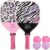 Paris Hilton – Pickleball Set 2-Player, Wooden Paddles, Precision Balls
