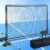 9.3*7.4ft Portable Tennis Rebounder Net, Tennis Practice Wall, Tennis Training Net for Tennis Racquet Sports Ball Pickleball, Tennis Backboard Net for Tennis Court Backyard Outdoor Training,