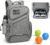 Pickleball Backpack for Men Women, Gray Bag with Shoe Compartment | Pickleball Bag with Holds Paddles, Insulated Pocket, Pickleball Accessories