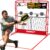 Portable Pickleball Rebounder Net with Kitchen Lines System, Solo Training Net System for Dinks, Volleys & Drives, Accuracy Trainer with Carry Bag, for Backyard, Driveway, Garage