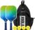 JOOLA Perseus Astral Pickleball Paddles Set of 2 – Includes: 2 Pickleball Paddles, 4 Balls & Sling Bag – Cold Press Carbon Surface – Lightweight, Beginner Friendly – USAP Approved – NFC Enabled