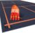 Temporary Pickleball Court Lines – The Original – Portable Pickleball Court Marking Kit, Lines for Court Outdoor or Indoor, Pickle Ball Court Dimensions, No Measuring Needed, Net Not Included