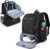 GOBUROS Pickleball Bag for 4 Paddles with Shoe Compartment, Pickleball Backpack with Fence Hook for Pickle Ball Accessories, Pickle Ball Bags for Men and Women, Bag Only
