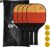 Orca Pickleball Paddles, Sports Series Wood Pickleball Paddle Sets, Pickleball Paddles Starter Set with Pickleballs and Accessories