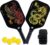 Pickleball Paddles Set of 2 – Lightweight T700 Carbon Fiber Pickleball Paddles, Durable 2 Paddles + 4 Outdoor Balls + Bag, Best for Beginner & Pro