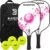X Blazerstar Pickleball Paddles Set of 2, USAPA Approved, Fiberglass Surface Pickleball Rackets with 4 Durable Outdoor Balls and 1 Bag, Ideal for Beginner, Gifts for Women and Men