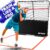 Pickleball Rebound Net Training Equipment Aid, Adjustable Angle & Easy Setup – Perfect Your Forehands Backhands Dinks Volleys Accuracy Coordination Kitchen Control