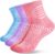 IRAMY Ankle Compression Socks for Women Men Plantar Fasciitis Relief 3/5 Pairs Cushioned Athletic Running Socks