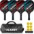 OLANNY Graphite Pickleball Paddles Set- Premium Rackets Fiber Face & Polymer Honeycomb Core Pickleball Set Includes Pickleball Paddles + Pickleball Balls+ Replacement Soft Grip + 1 Bag